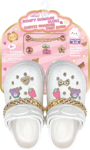 Sandale albe pentru copii cu accesorii decorative