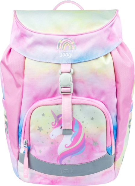 Rucsac școlar Baagl Airy Rainbow Unicorn