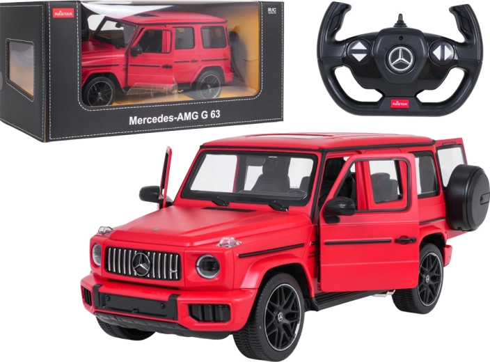 Mașină Mercedes-AMG G63 (W 465) Rastar cu telecomandă, la scara 1:14, neagră