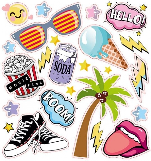 Stickere pentru apăsat Weekend