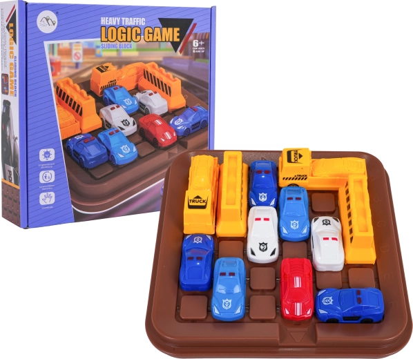 Joc logic Traffic – puzzle rutier pentru copii