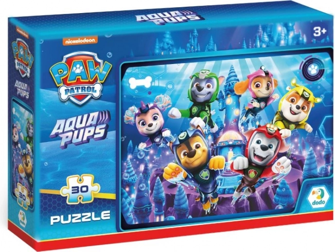 Puzzle Patrula Căţeluşilor: Aqua Pups 30 piese