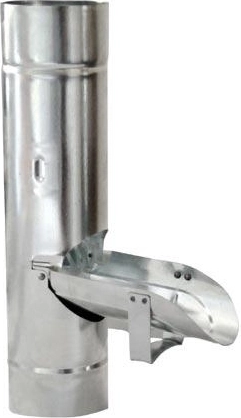 Clapetă pentru jgheab 100 mm din oțel galvanizat