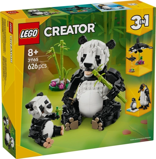 Creator 3 în 1: familia de panda
