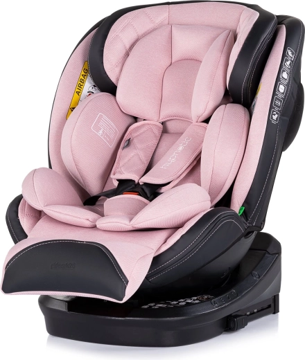 Scaun auto CHIPOLINO Hypnotic i-Size 40–150 cm, ISOFIX, rotativ 360°, Pink Marshmallow