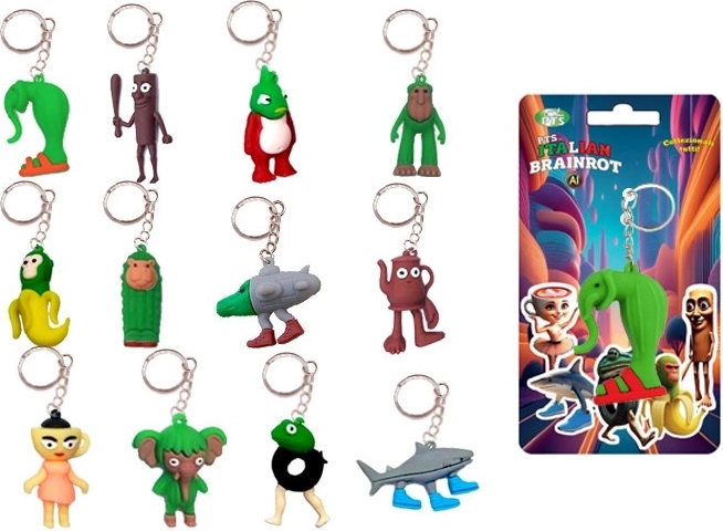 Breloc Brainrot 3D 7 cm