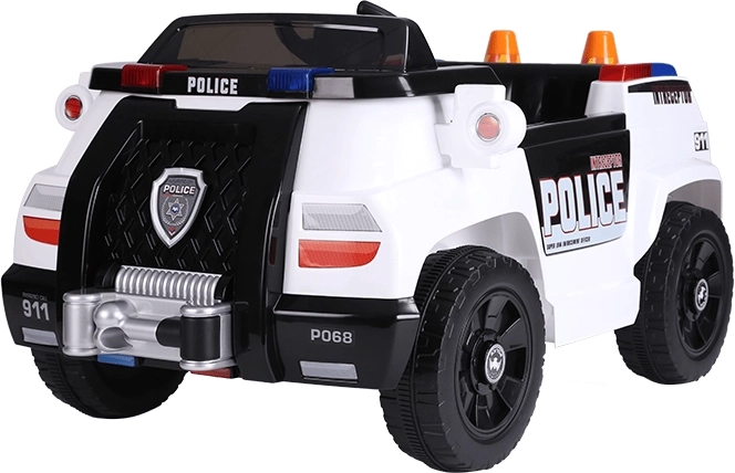 Mașină de poliție electrică pentru copii 12 V cu telecomandă