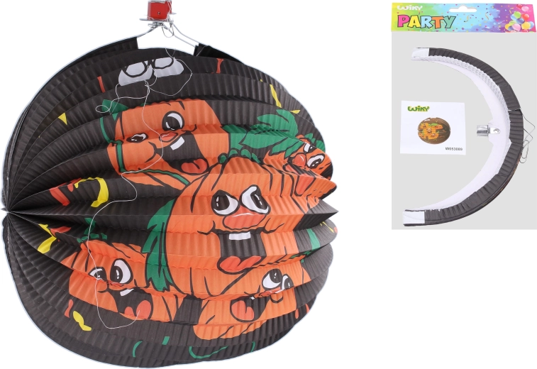 Lampion sferic dovleac 25 cm