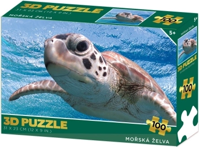 Puzzle 3D broască țestoasă de mare