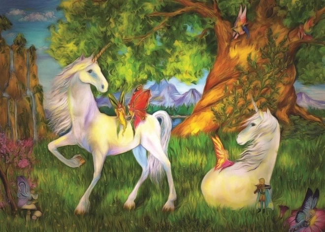 Puzzle unicorni 100 de piese
