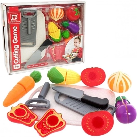 Set de legume pentru tăiat, cu tocător, pentru copii