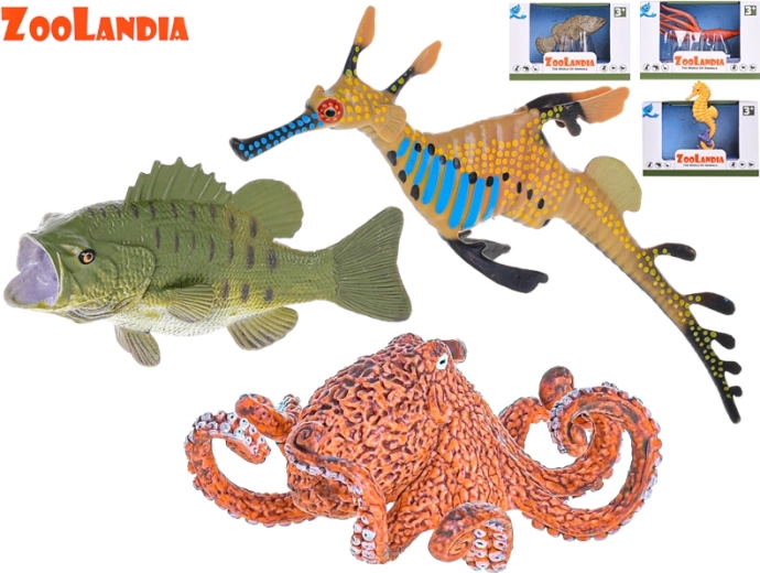 Zoolandia animale marine – set de figurine din plastic pentru acvariu