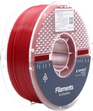 Filament ABS High Speed 1,75 mm, roșu, 1 kg