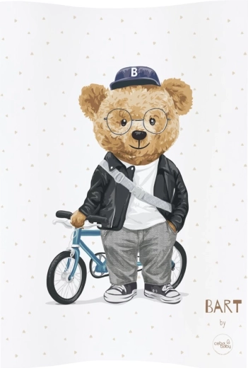 Saltea de înfășat moale cu 2 margini 48 × 70 Fluffy Puffy ursuleț