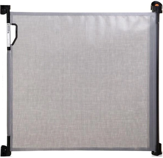 Barieră de siguranță retractabilă DREAMBABY 0–140 cm, gri