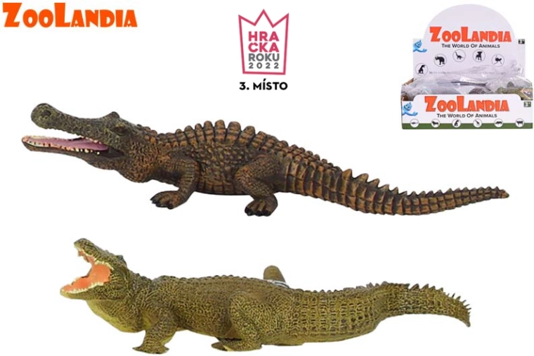 Zoolandia figură crocodil 21–23 cm
