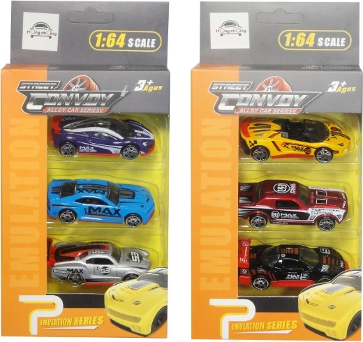 Mașinuță de curse din metal și plastic 1 buc.