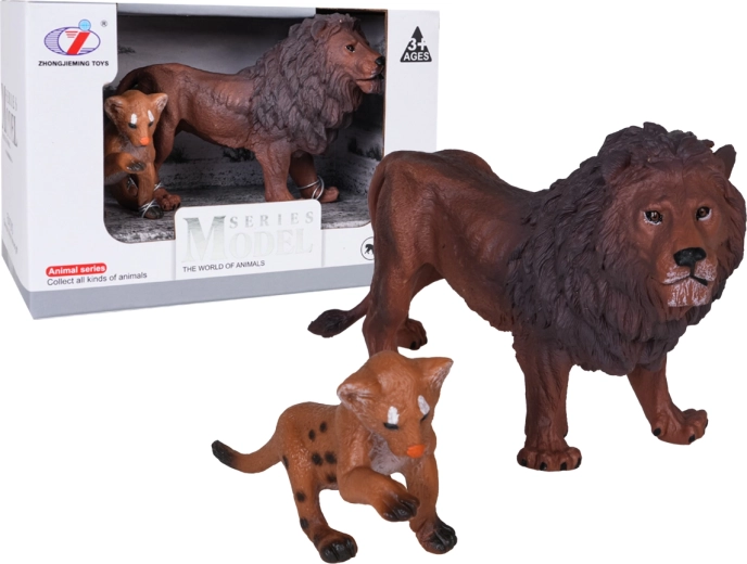 Set de figurine cu leu și pui de leu