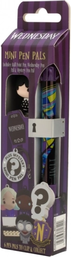 Pix cu bilă cu pandantiv Mini Pen Pals Wednesday