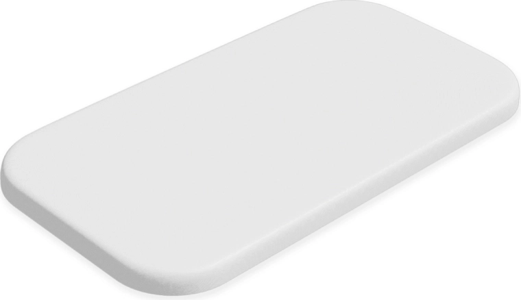 Cearșaf elastic impermeabil pentru pătuț mic 84 × 50 cm PETITE&MARS Soft Dream Mini, alb