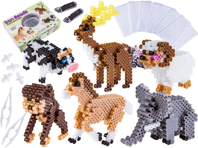 Mărgele de călcat 3D – animale 3000 buc.