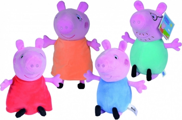 Figurină de pluș PEPPA PIG – mix personaje 16–20 cm
