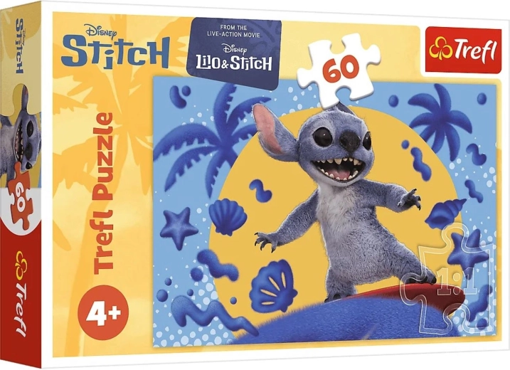 puzzle cu Stitch 60 piese