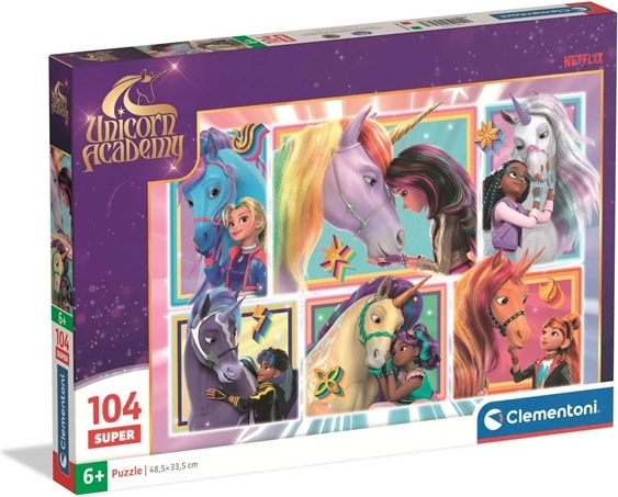 Puzzle Clementoni Unicorn Academy 104 piese