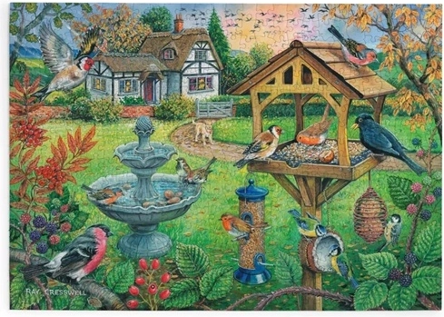 House of Puzzles Hrănitoare pentru păsări – puzzle cu 500 de piese mari