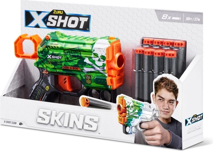ZURU X-Shot Skins Menace blaster cu spumă 27 m