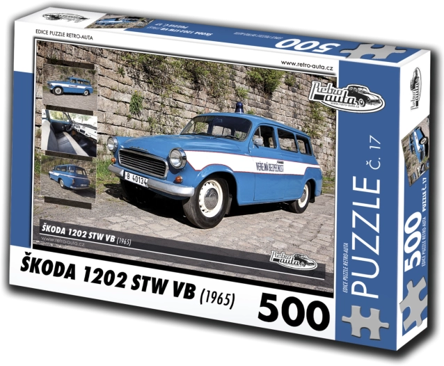 Puzzle retro auto Škoda 1202 STW VB 500 piese
