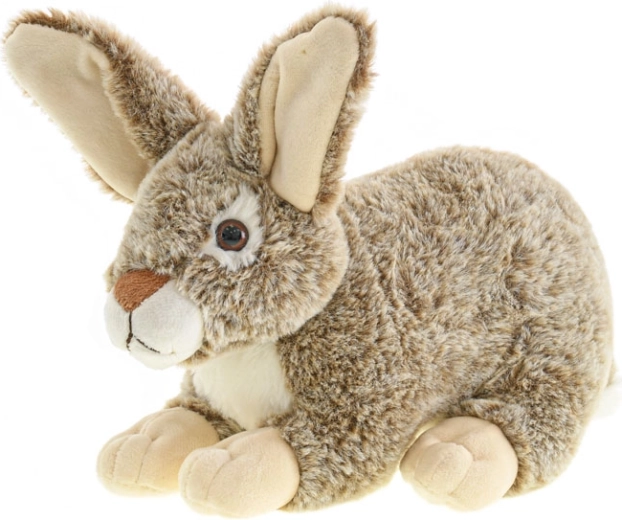 Iepuraș din pluș 28 cm, maro
