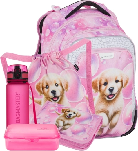 Bagmaster LUMI 26 set școlar mare pentru elevii de clasa I – cățel