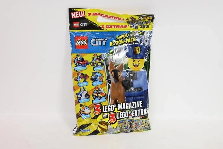 Pachet promo LEGO City: 3× polybag cu surpriză + 3× card