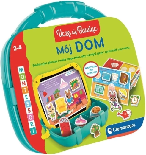 Geantă magnetică educațională Casa mea