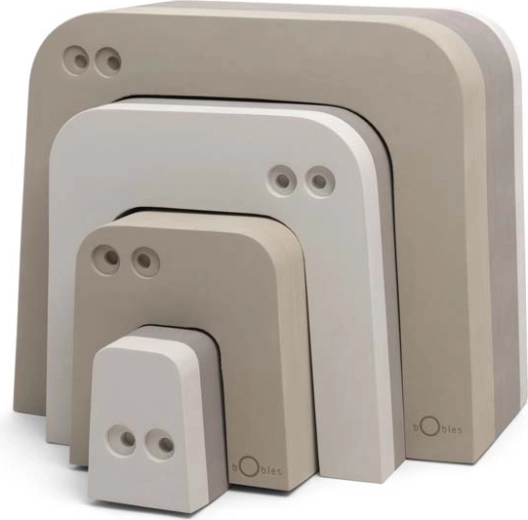 bObles Furnicar sand grey – jucărie senzorială de echilibru