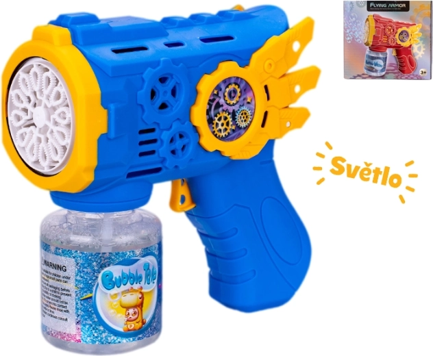 Pistolă de făcut baloane cu efecte luminoase 13 cm