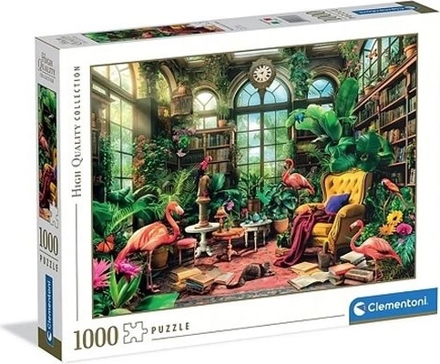 Puzzle Clementoni 1000 de piese The Greenhouse Library