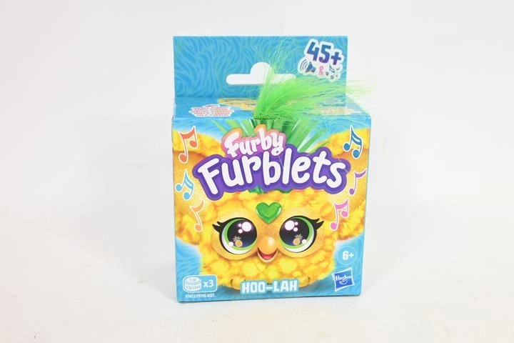 Furby Furblets Hoo-Lah mini pluș interactiv cu clips