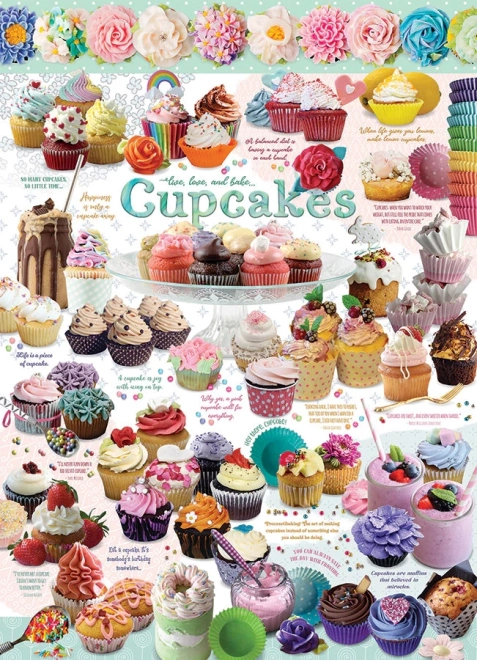 Puzzle COBBLE HILL Timp pentru cupcake 1000 piese