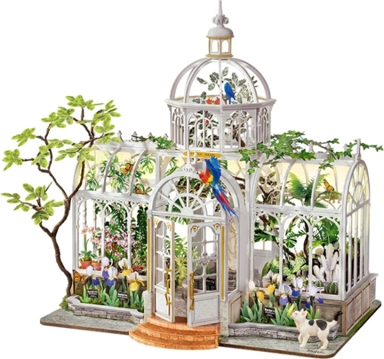 RoboTime Rolife Oxygen Oasis – căsuță miniaturală, puzzle 3D DIY - 1 bucată