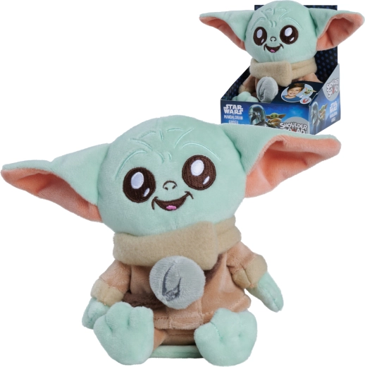 Peluș Grogu STAR WARS The Mandalorian Shoulder Squad 12 cm