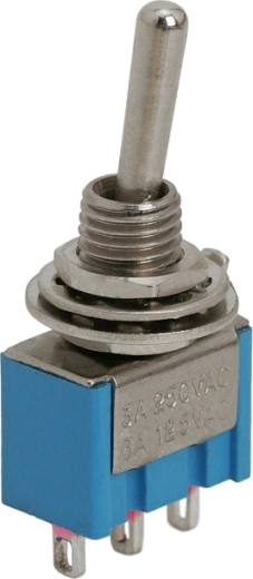 Comutator basculant ON-OFF-ON 3 A