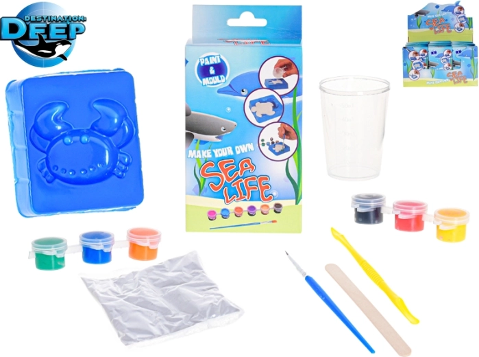 Destination Deep set pentru crearea animalelor marine cu accesorii, 12 buc