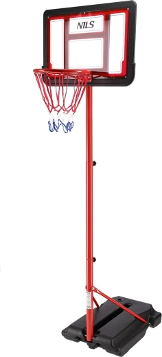 Coș de baschet pentru copii NILS ZDK881A – reglabil pe înălțime și mobil
