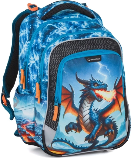 Bagmaster Lumi 26 D ghiozdan școlar dragon