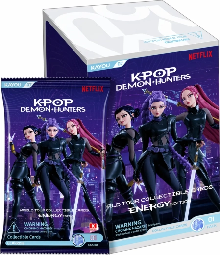 K-pop Demon Hunters – Energy Edition – booster box de colecție cu cărți (12 pachete)