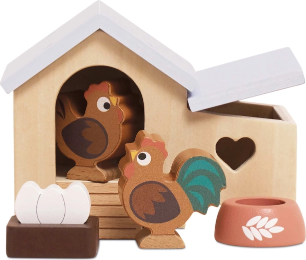 Le Toy Van coteț din lemn – set de accesorii pentru căsuța de păpuși