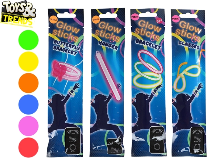 Bețișoare luminoase și accesorii Toys&Trends pentru petreceri