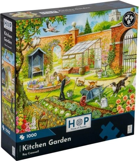 House of Puzzles Lucrări în grădină, 1000 de piese